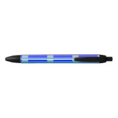 Blauwe schaduw zwarte inkt pen (Achterkant)
