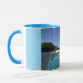 Blauwe Schaduwen Koffiemok Mok (Links)