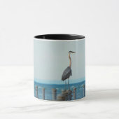 Blauwe schaduwen mok (Midden)