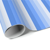 Blauwe schaduwstrepen cadeaupapier (Rol Hoek)