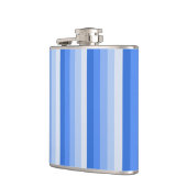 Blauwe schaduwstrepen heupfles (Links)