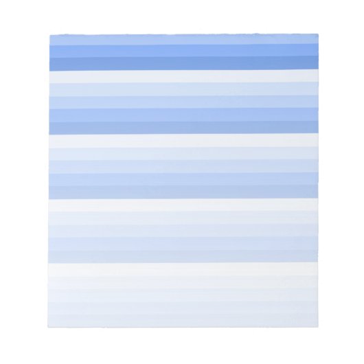 Blauwe schaduwstrepen notitieblok (Voorkant)