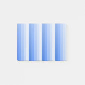 Blauwe schaduwstrepen post-it® notes (Voorkant)