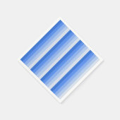 Blauwe schaduwstrepen servet (Hoek)