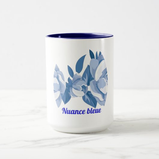 Blauwe schakering mok (Midden)