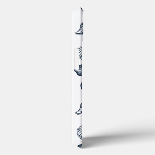 Blauwe schalen Case-Mate iPhone case (Achterkant / Rechts)