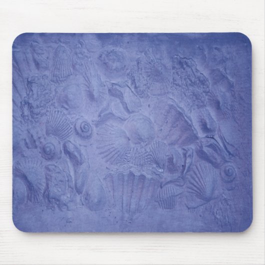 Blauwe schalen muismat (Voorkant)