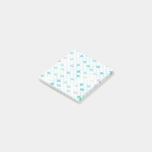 Blauwe schalen Post-it notities Post-it® Notes (Schuin)