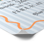 Blauwe schat Hoofdknijper Favoriete herinneringen  Poster (Hoek)