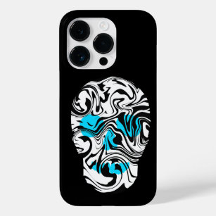 Blauwe schedel Case-Mate iPhone 14 pro hoesje
