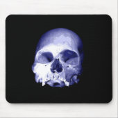 Blauwe schedel muismat (Voorkant)