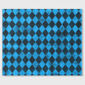 Blauwe Schedels en Zonnebloem Serie Design 13 Cadeaupapier (Vlak)