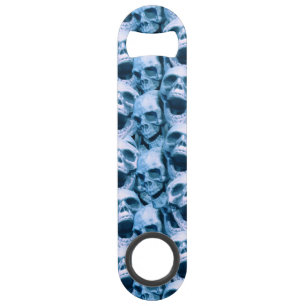 Blauwe schedels speed flessenopener
