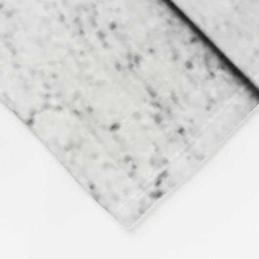 Blauwe  schelp- en rugleuning fleece deken (Hoek)