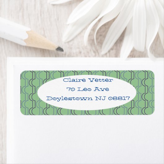 Blauwe schelpdieren etiket (Insitu)