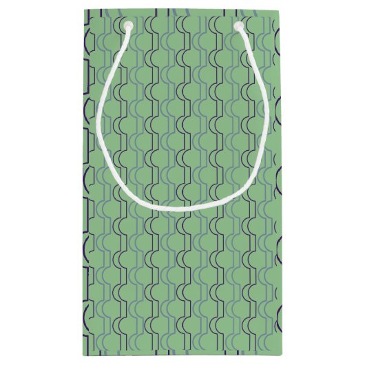 Blauwe schelpdieren klein cadeauzakje (Achterkant)