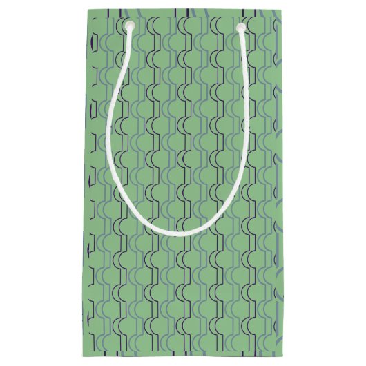 Blauwe schelpdieren klein cadeauzakje (Voorkant)