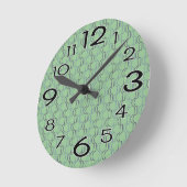 Blauwe schelpdieren ronde klok (Hoek)