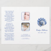 Blauwe schelpen brochure (Voorkant)