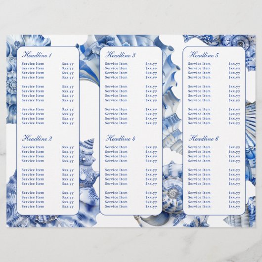 Blauwe schelpen brochure (Achterkant)