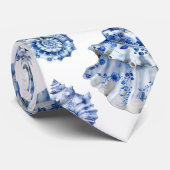 Blauwe schelpen das (Opgerold)