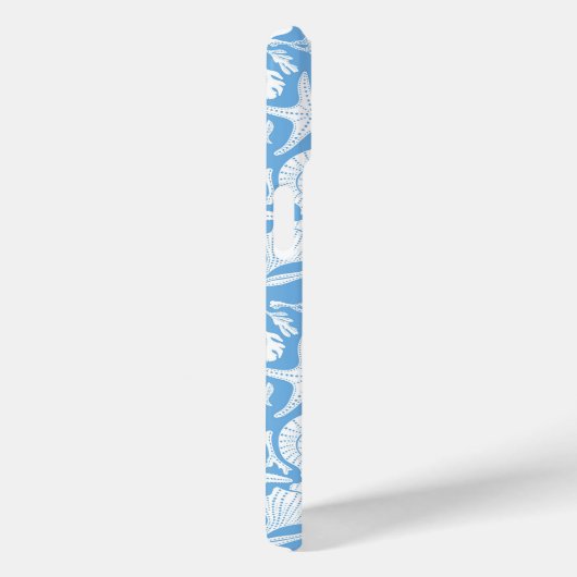 Blauwe Schelpen Persoonlijk Case-Mate iPhone Case (Achterkant / Rechts)