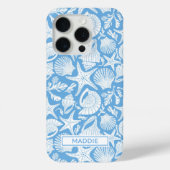 Blauwe Schelpen Persoonlijk Case-Mate iPhone Case (Achterkant)