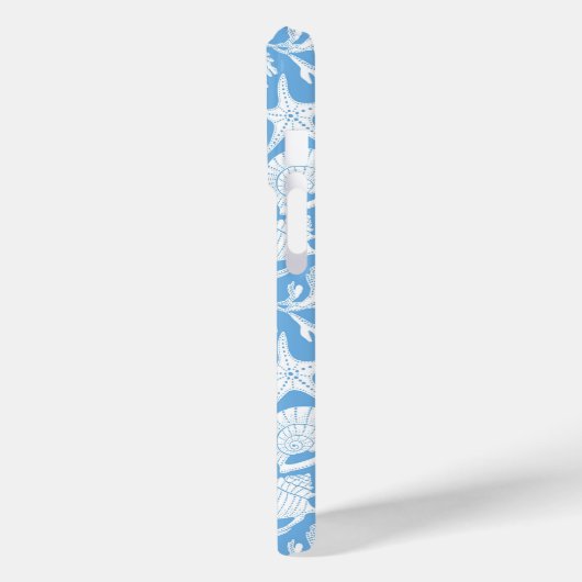 Blauwe Schelpen Persoonlijk Case-Mate iPhone Case (Achterkant / Links)