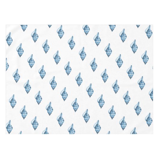 Blauwe schelvis zee oceaan tafelkleed (Voorkant (Horizontaal))