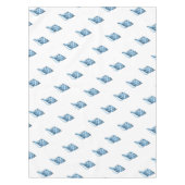 Blauwe schelvis zee oceaan tafelkleed (Voorkant)