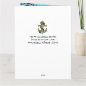 BLAUWE SCHEPEN, ZUIVERENDE VAARTUIGEN Rood-Waszeg Kaart (Achterkant)