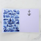 BLAUWE  SCHEPEN, ZUIVERENDE VAARTUIGEN Rood-Waszeg Kaart (Binnen)