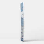 Blauwe scheuren ontkennen jeans textuurachtergrond Case-Mate iPhone case (Achterkant / Rechts)