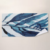 Blauwe schijf I Badhanddoek (Badhanddoek)