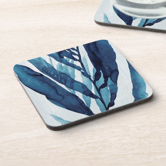 Blauwe schijf I Bier Onderzetter (Linkerzijde)