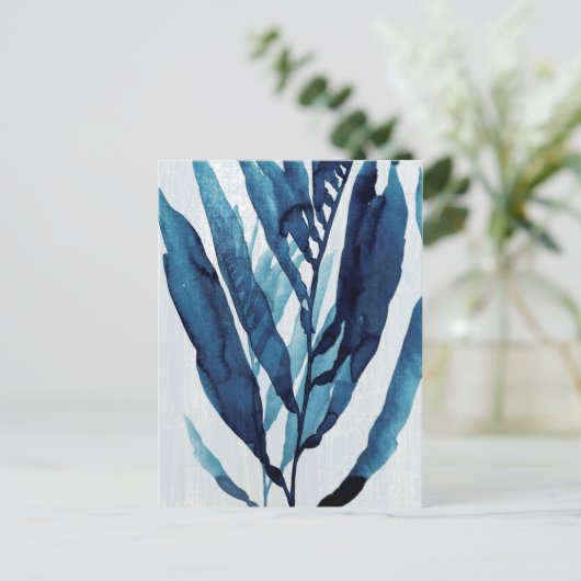 Blauwe schijf I Briefkaart (Staand voorkant)