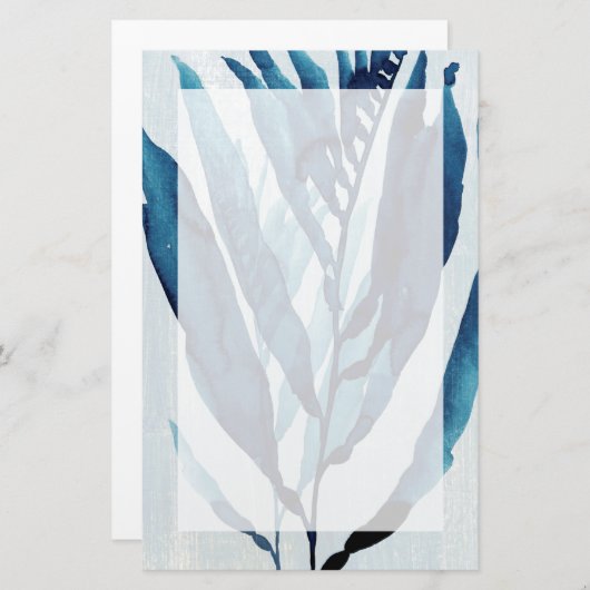 Blauwe schijf I Briefpapier (Voorkant / Achterkant)