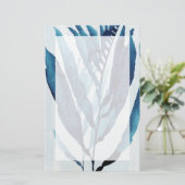 Blauwe schijf I Briefpapier (Staand voorkant)