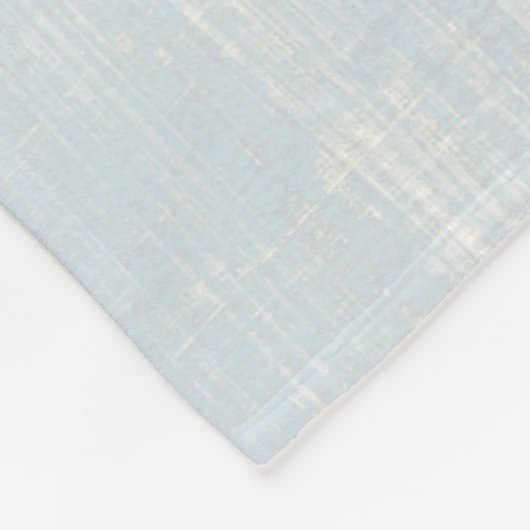 Blauwe schijf I Fleece Deken (Hoek)