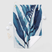 Blauwe schijf I Golfhanddoek (Insitu)