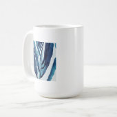 Blauwe schijf I Koffiemok (Voorkant links)