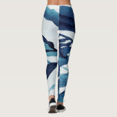 Blauwe schijf I Leggings (Achterkant)