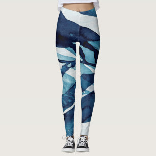 Blauwe schijf I Leggings