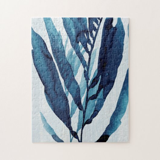 Blauwe schijf I Legpuzzel (Verticaal)