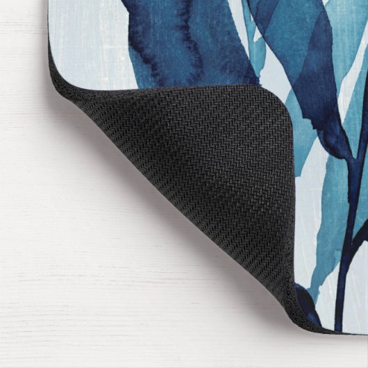 Blauwe schijf I Muismat (Hoek)