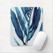 Blauwe schijf I Muismat (Met muis)