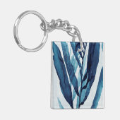 Blauwe schijf I Sleutelhanger (Voorkant Links)