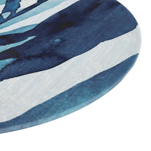 Blauwe schijf I Snijplank (Hoek)