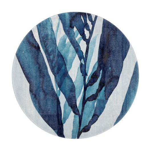 Blauwe schijf I Snijplank (Voorkant)