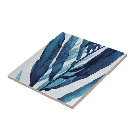 Blauwe schijf I Tegeltje (Zijkant)